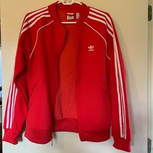 Red Adidas Track Jacket